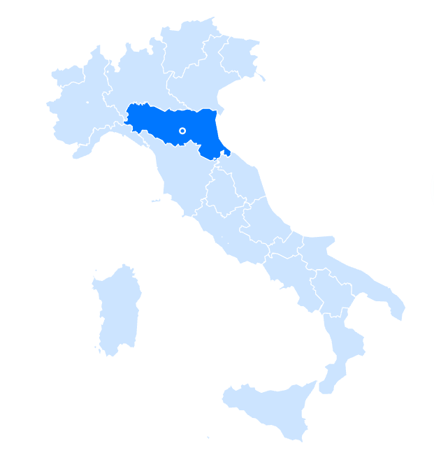 Mappa Italia zone coperte